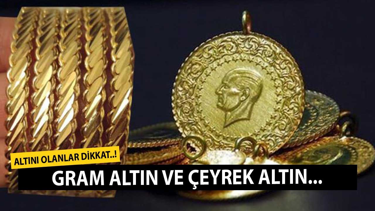 Haftanın İlk İşlem Saatlerinde Altın Piyasasında Son Durum! Gram, Çeyrek Altın Kaç TL Oldu?
