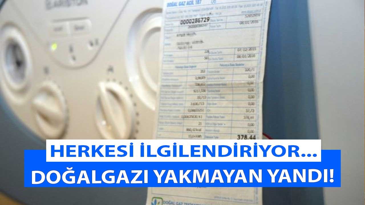 Doğalgaz Yakmayan Herkesi İlgilendiriyor... Kaloriferini Yakmayanın Cebi Yanacak!