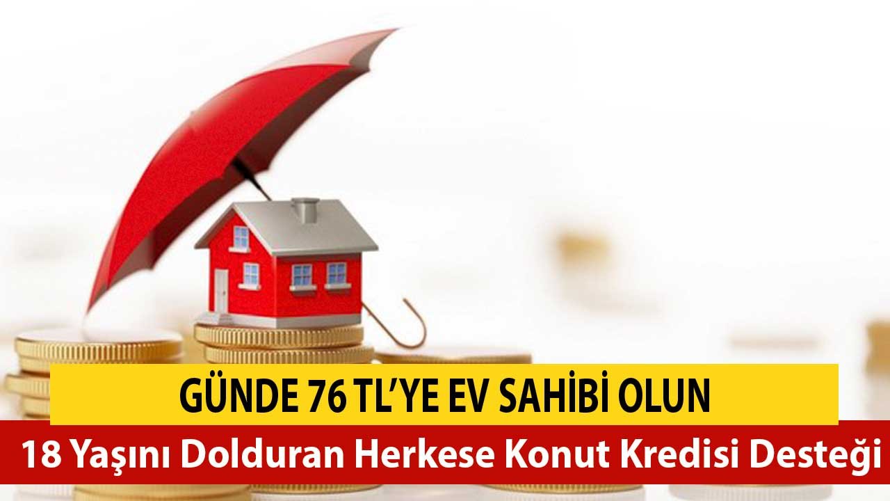 Günde 76 TL'ye Ev Sahibi Olun! Anadolubank' tan 18 Yaşını Dolduran Herkese Konut Kredisi Desteği