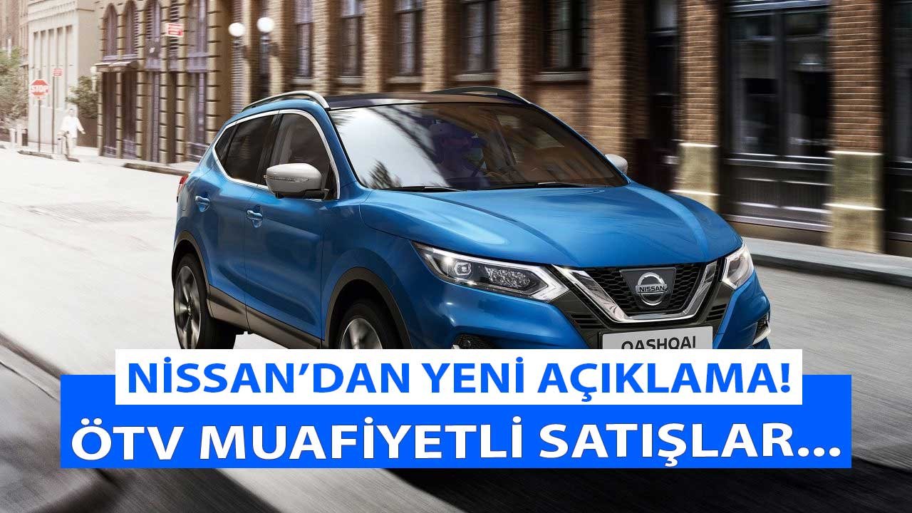 ÖTV'siz Nissan Müjdesi Geldi! Nissan ÖTV Muafetli Satışlar İle Sıfır Engelli Araç Fiyatları Açıklaması Yaptı