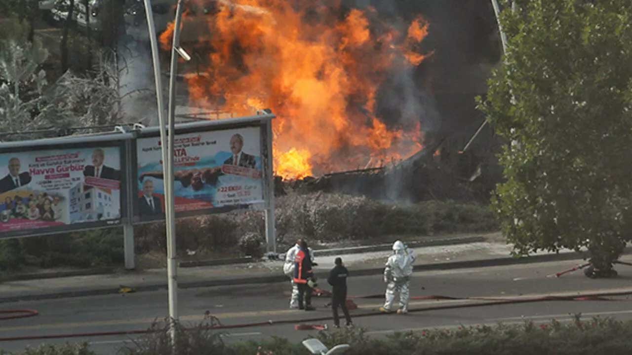 Ankara Doğalgaz Patlaması Son Dakika: Eskişehir Yolu Ankara'da Yangın!