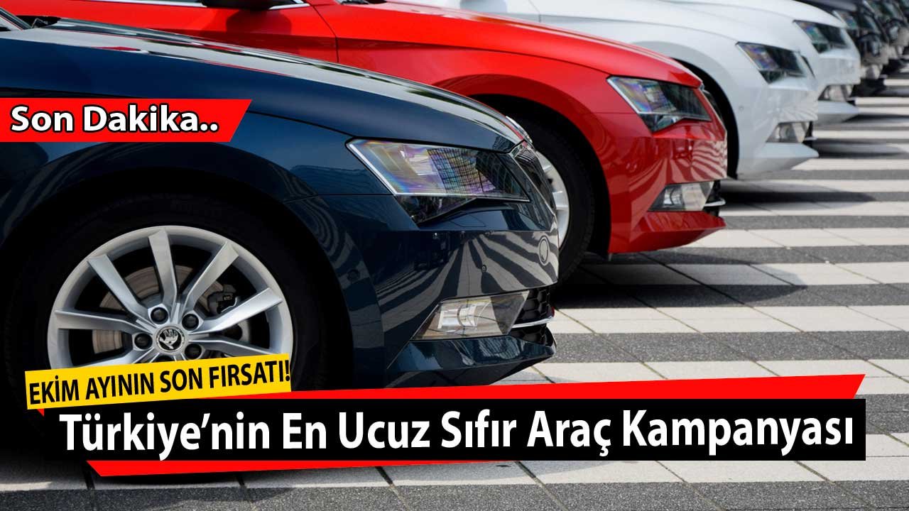 Ekim Ayının Son Fırsatı! Türkiye'nin En Ucuz Sıfır Araba Modeli Hyundai i10 0.99 Faizle 164 Bin TL Fiyatla Satışta