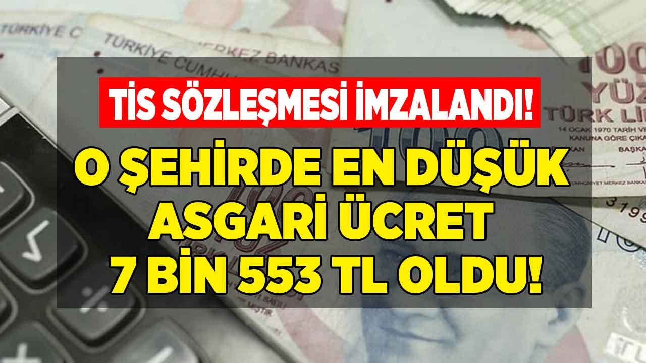 İzmir Büyükşehir Belediyesi TİS Sözleşmesi İmzaladı, En Düşük Asgari Ücret 7 Bin 553 TL Oldu!