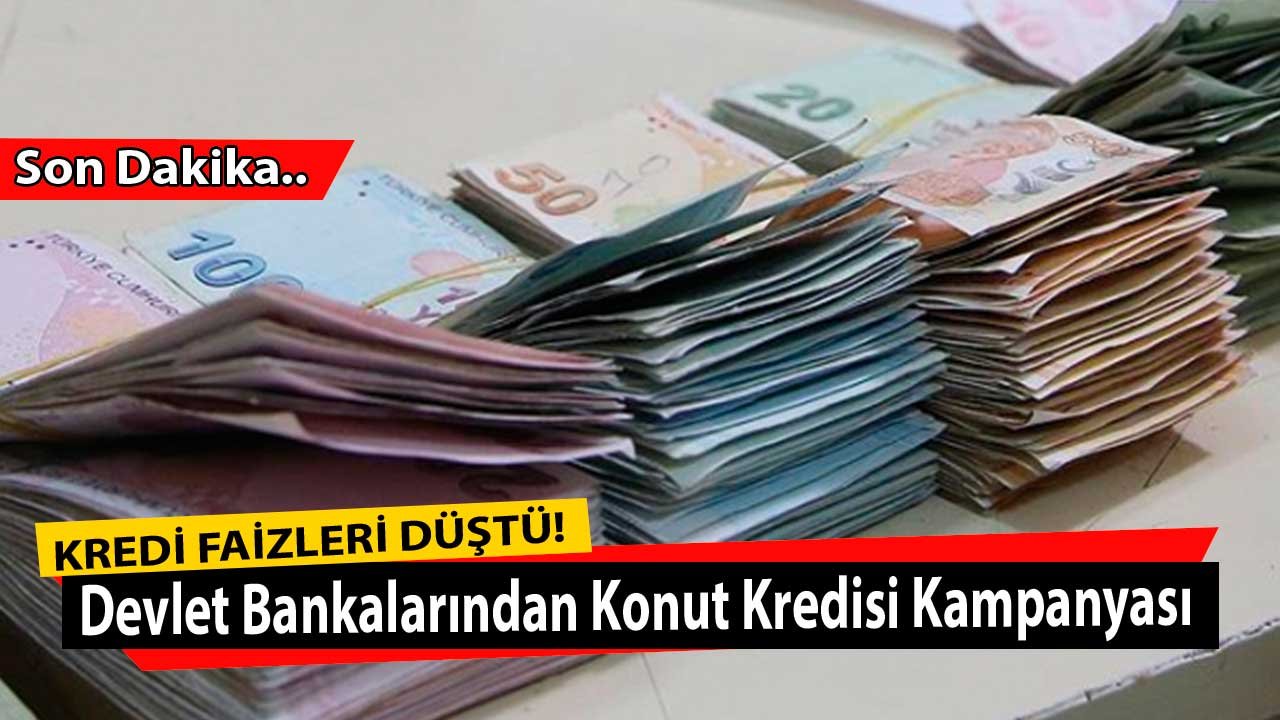 Ziraat Bankası, Vakıfbank ve Halkbank Son Dakika Konut Kredisi Faiz İndirimi Açıklaması: Kredi Faizleri Düştü!