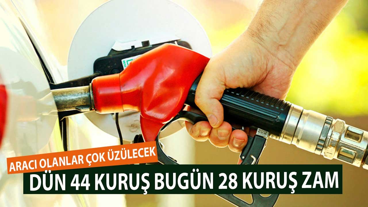 Araç Sahipleri Çok Üzülecek! Dün 44 Kuruş Gelmişti Bugün 28 Kuruş Geliyor