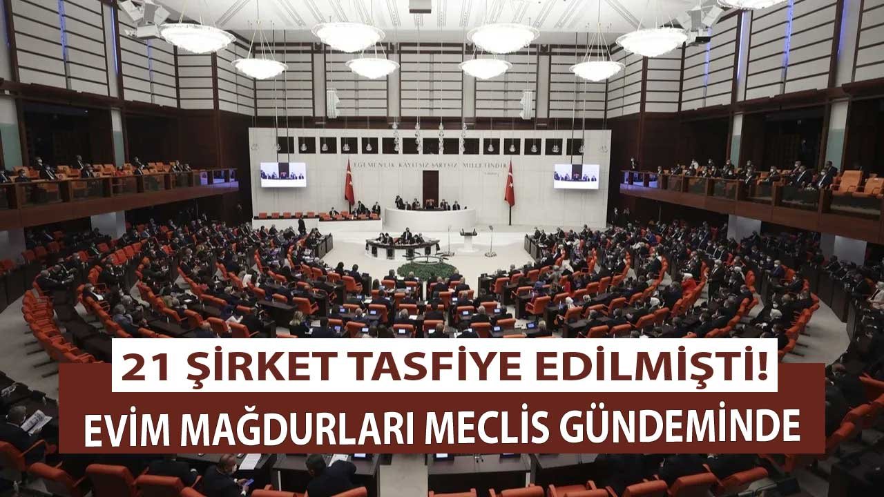 Tasfiye Edilen Faizsiz Konut Şirketleri İçin Evim Mağdurları Mecliste!