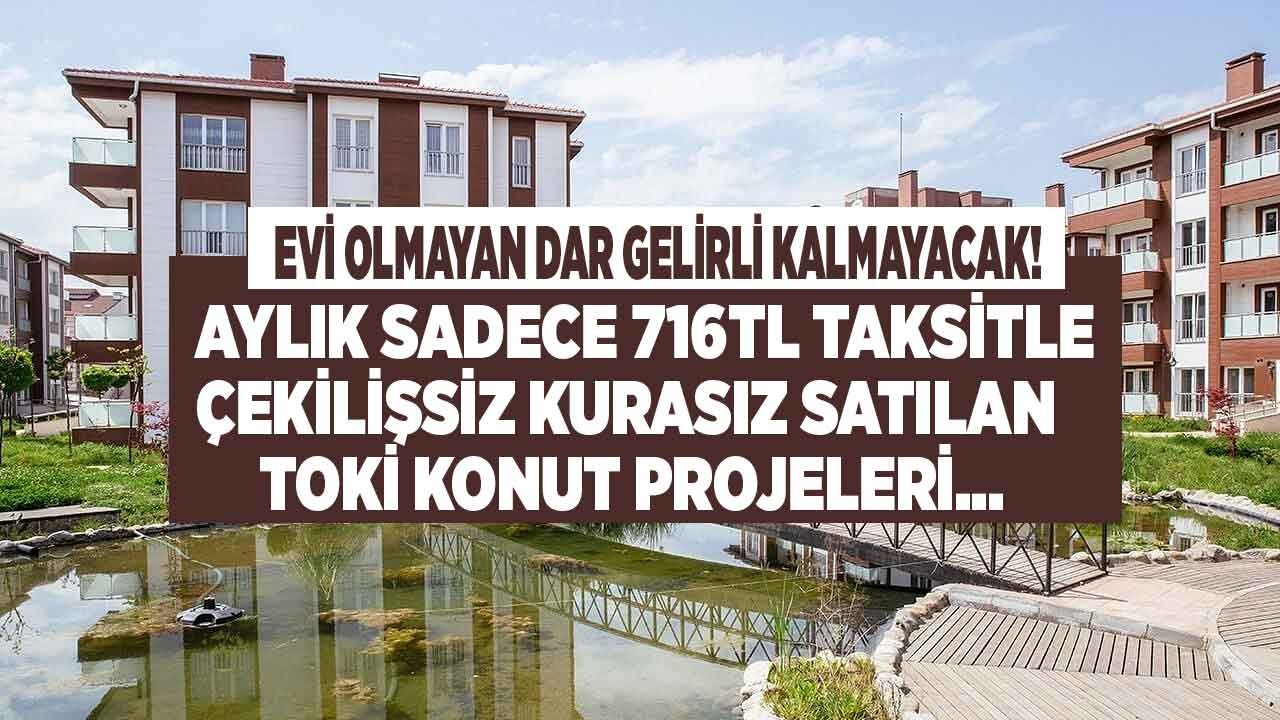 Bu Fiyata Ancak TOKİ Satar! 86 M2 Sıfır 2+1 Daire Konut Kredisiz 240 Ay Vadeli Aylık 716 TL Taksitle