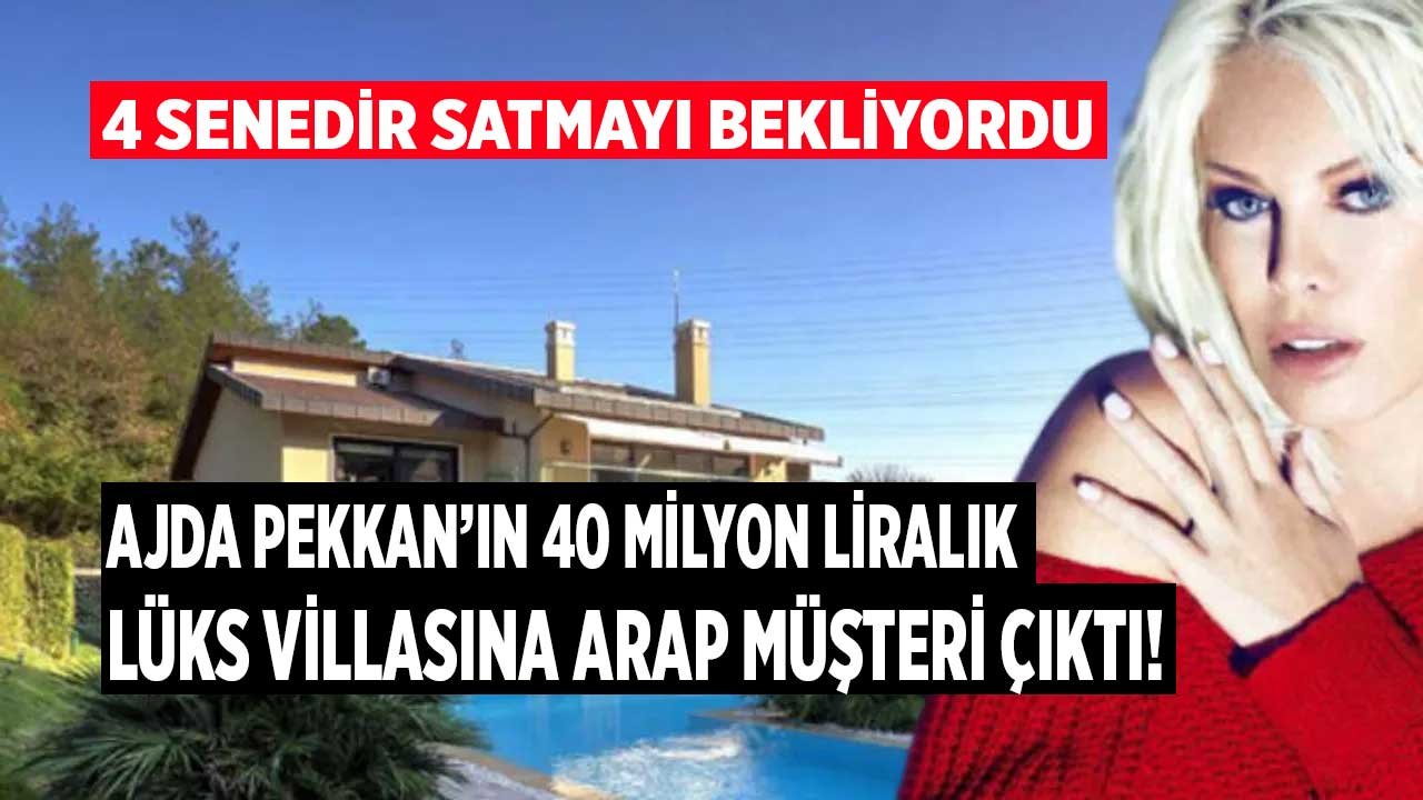 4 Senedir Satmaya Çalışıyordu! Ajda Pekkan'ın 40 Milyon Liralık Lüks Villasına Arap Müşteri Çıktı