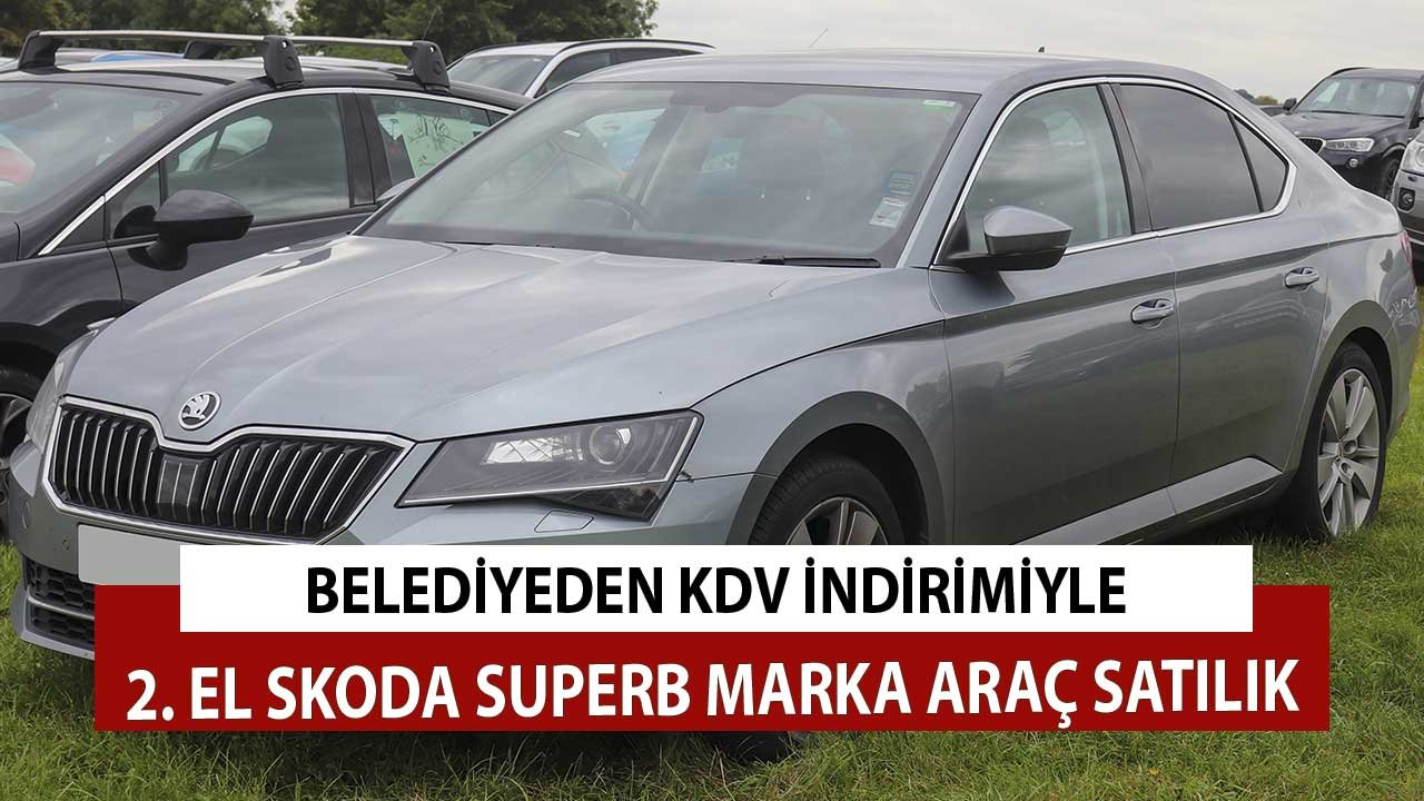 Belediyeden KDV İndirimiyle 2. El 2012 Model Skoda SuperB Marka Araç Satılık