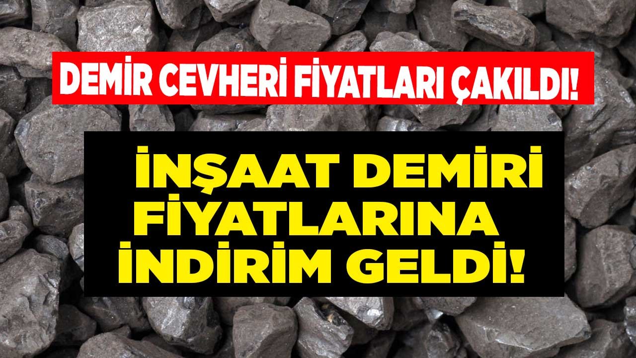 Demir Cevheri Fiyatları Çakıldı, İnşaat Demiri Fiyatları Ucuzladı! İşte İl İl Kasım Ayı Demir Fiyatları Listesi