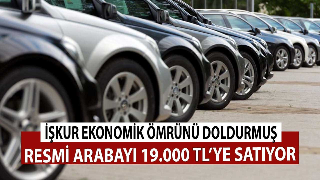 İŞKUR Ekonomik Ömrünü Doldurmuş Resmi Arabayı 19 Bin TL'ye Satacak