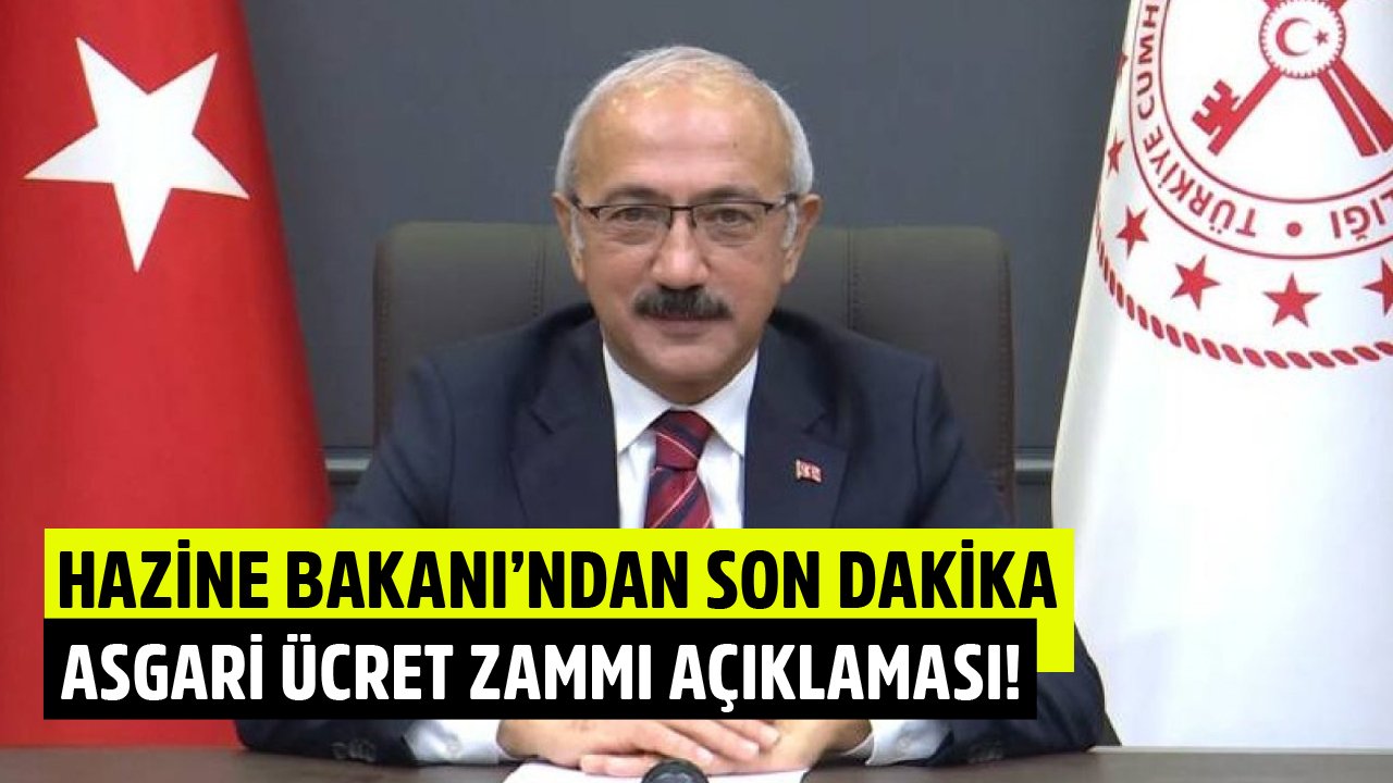 Hazine Ve Maliye Bakanı Lütfi Elvan'dan Son Dakika 2022 Asgari Ücret Zammı Açıklaması!