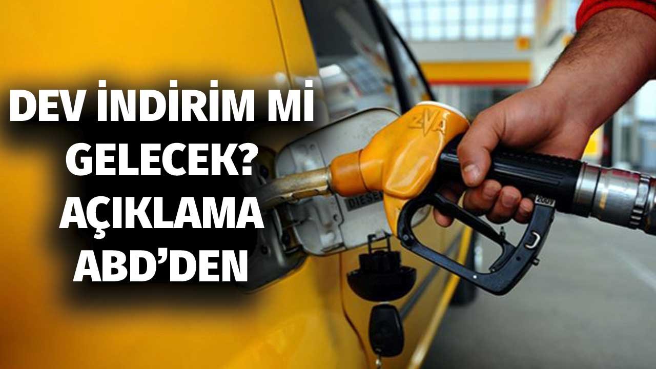 Haber ABD'den Geldi! Benzin Motorin LPG Litre Fiyatlarına HaftayaDev İndirim Mi Gelecek?
