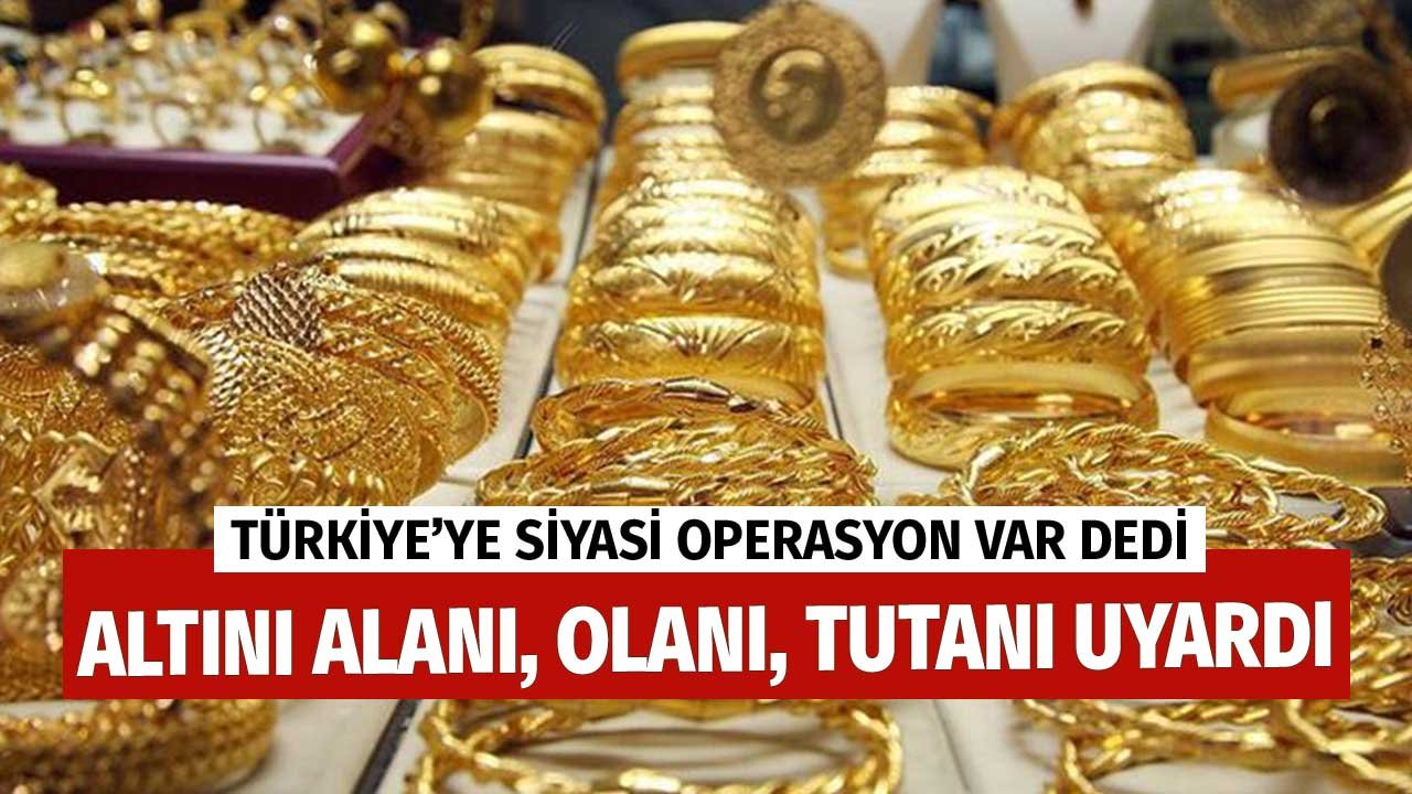 İslam Memiş Türkiye'ye Siyasi Operasyonlar Var Dedi Altını Alanı Olanı Tutanı Uyardı