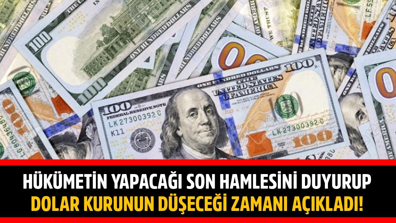 Hükümetin Yapacağı Son Hamlesini Duyuran Evren Devrim Zelyut Dolar Kurunun Düşeceği Tarihi Açıkladı!