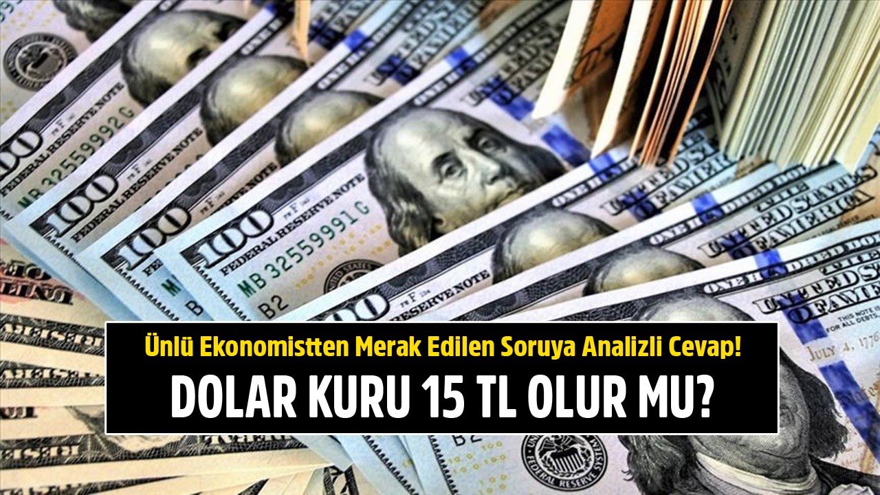 Ünlü Ekonomist Selçuk Geçer, Dolar Kuru 15 TL Olur Mu Sorusuna Cevap Verdi