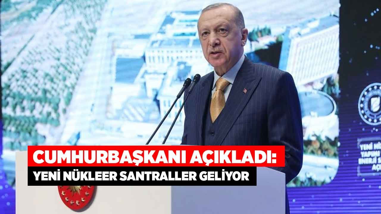 Akkuyu NGS Yapılıyordu, Cumhurbaşkanı Erdoğan'dan Yeni Nükleer Santral Açıklaması Geldi!