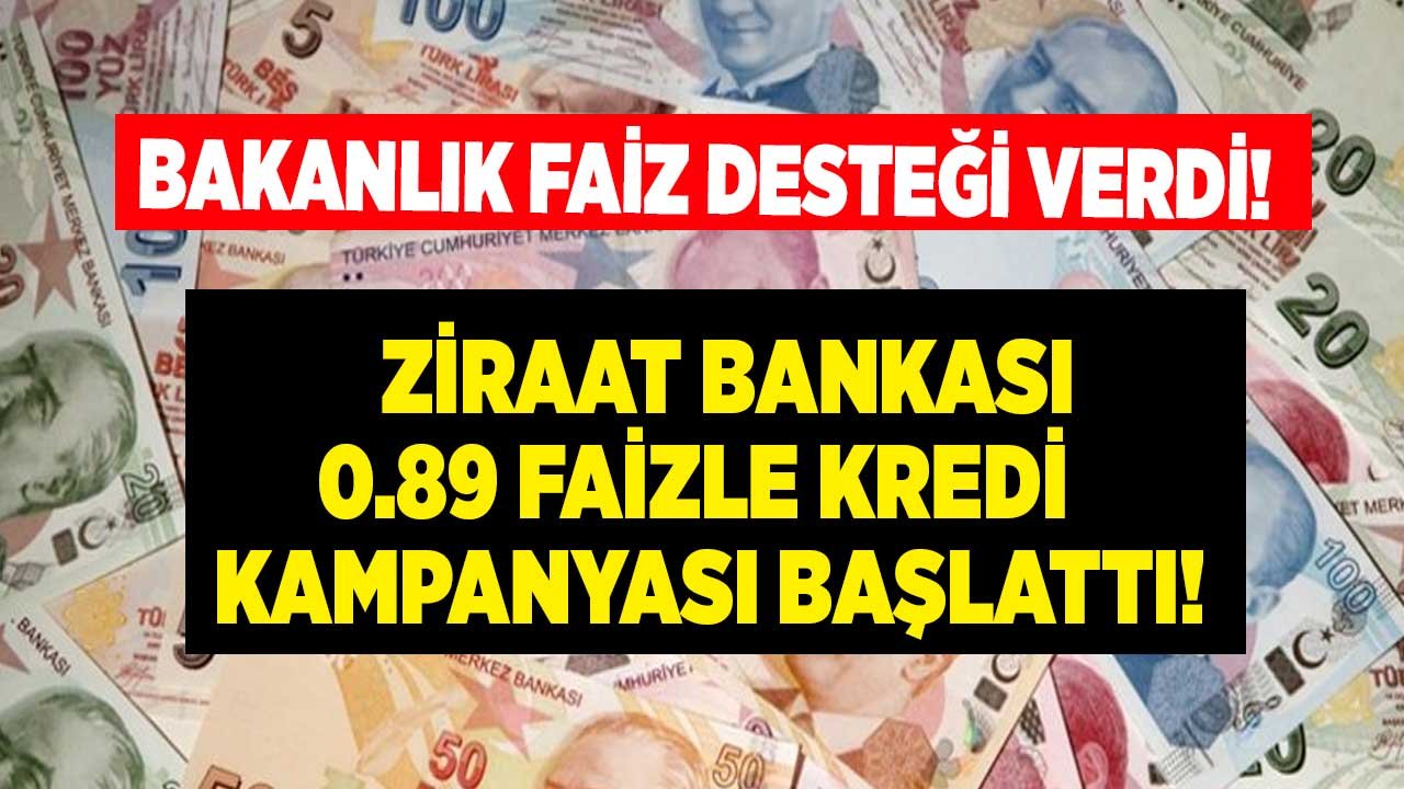 Çevre ve Şehircilik Bakanlığı Faiz Desteği Sundu, Ziraat Bankası 0,89 Faiz Oranı İle Konut Kredisi Kampanyası Başlattı!