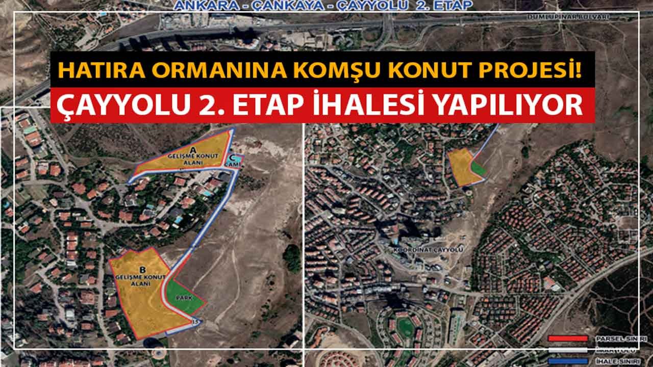 Hatıra Ormanı İle Komşu! Emlak Konut GYO Çankaya Çayyolu 2. Etap İhalesinde Yeni Oturum Yapılıyor