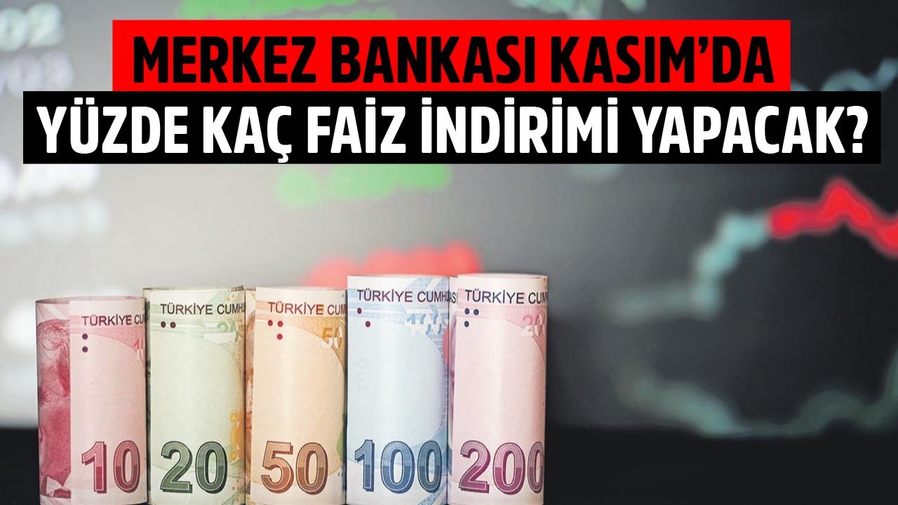 Reuters'ten Merkez Bankası Kasım 2021 Faiz Kararı Beklenti Anketi! Merkez Bankası Ne Kadar Faiz İndirimi Yapacak?