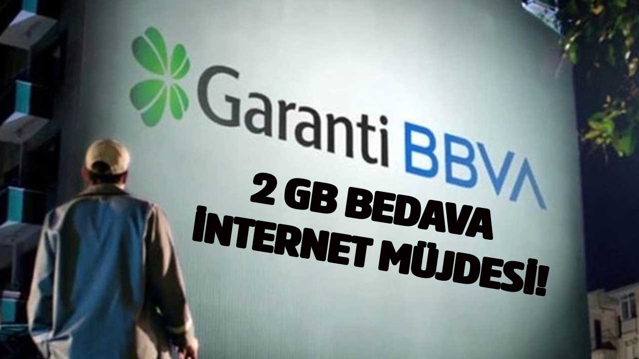 Garanti Bankası'ndan Türk Telekom Mobil Hat Sahiplerine 2GB İnternet Hediye! Hemen Başvur, Bedava İnterneti Kap!