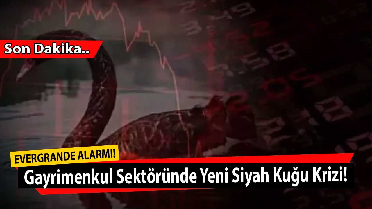 Emlak Piyasası Kırmızı Alarm Verdi: Yeni Siyah Kuğu Evergrande Mi Olacak?