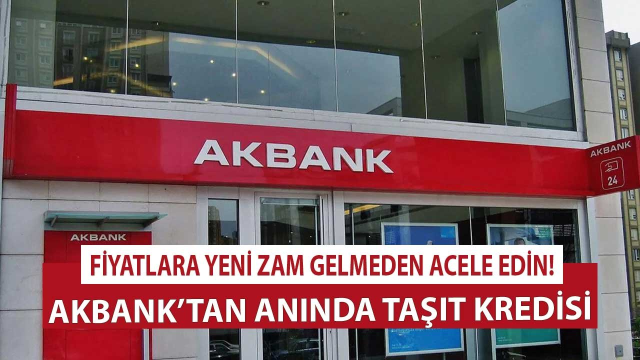 Günde 73 TL Ödeyerek Araç Sahibi Olmak İster Misiniz? Aracınızı Bulmak Sizden, Krediniz Akbank'tan!