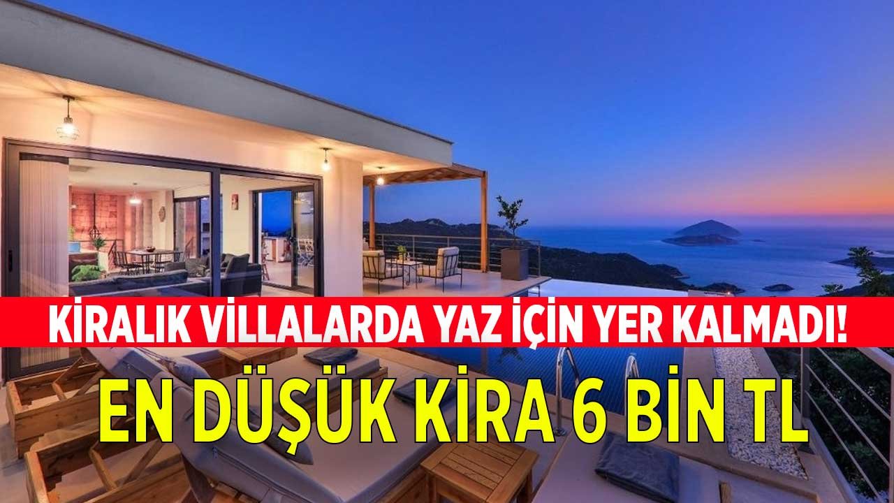 Fiyatları 6 Bin TL'den Başlayan Kiralık Villalar İçin Şimdiden Rezervasyonlar Başladı!