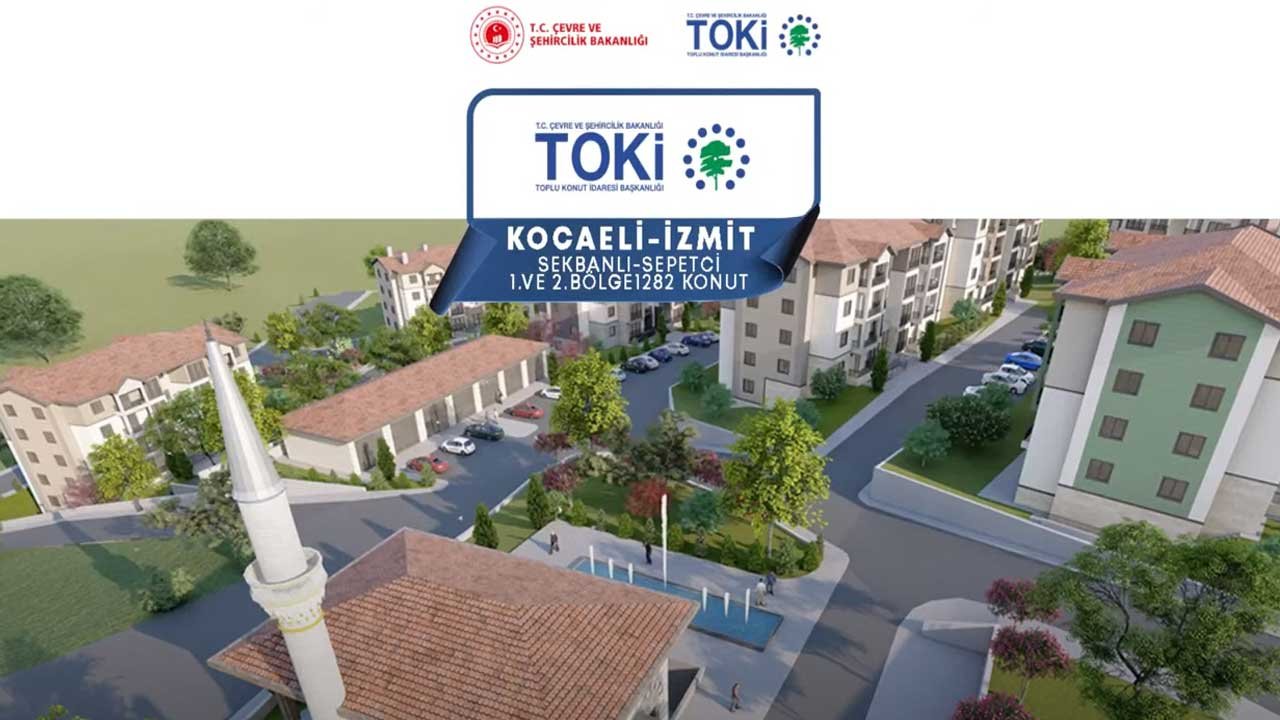 TOKİ Kocaeli İzmit Şekerbanlı Sepetci 100 Bin Sosyal Konut Kura Çekilişi Sonuçları!