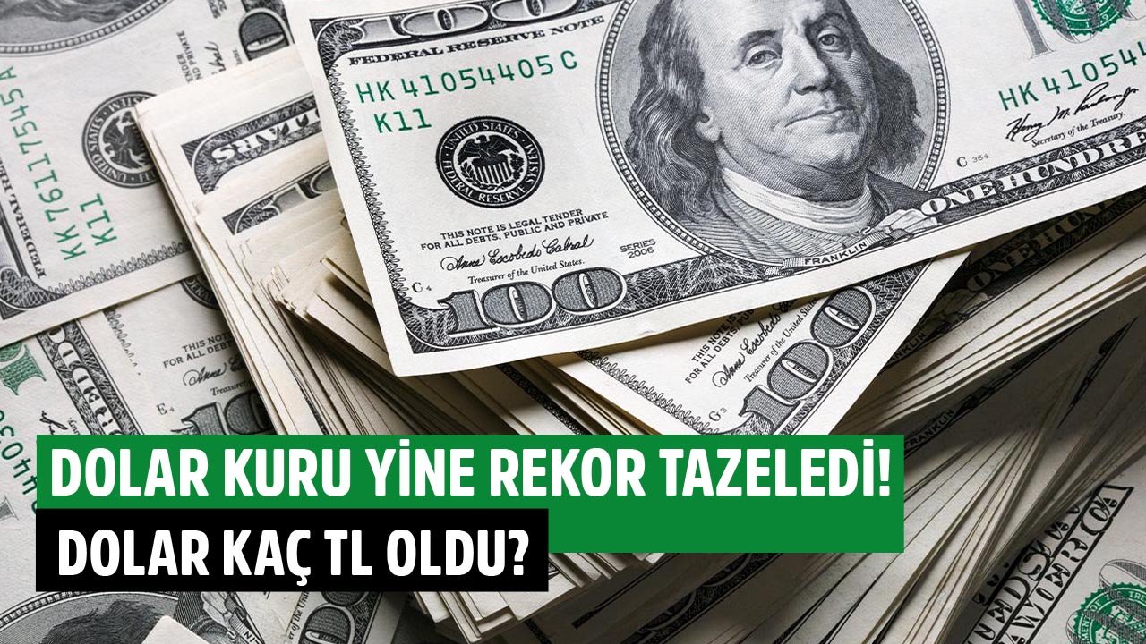 Dolar Kuru Yine Rekor Tazeledi! Dolar Kaç TL Oldu, Neden Yükseliyor, Yükselmeye Devam Eder Mi?