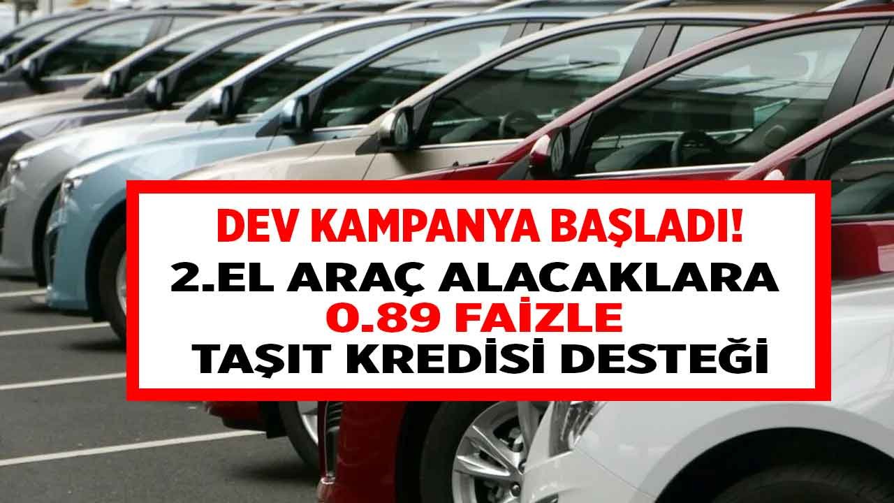 Fibabanka Az Önce Duyurdu: 2.El Araç Almak İsteyenlere 0.89 Faizle Taşıt Kredisi Kampanyası Başvuru Ekranı Açıldı!