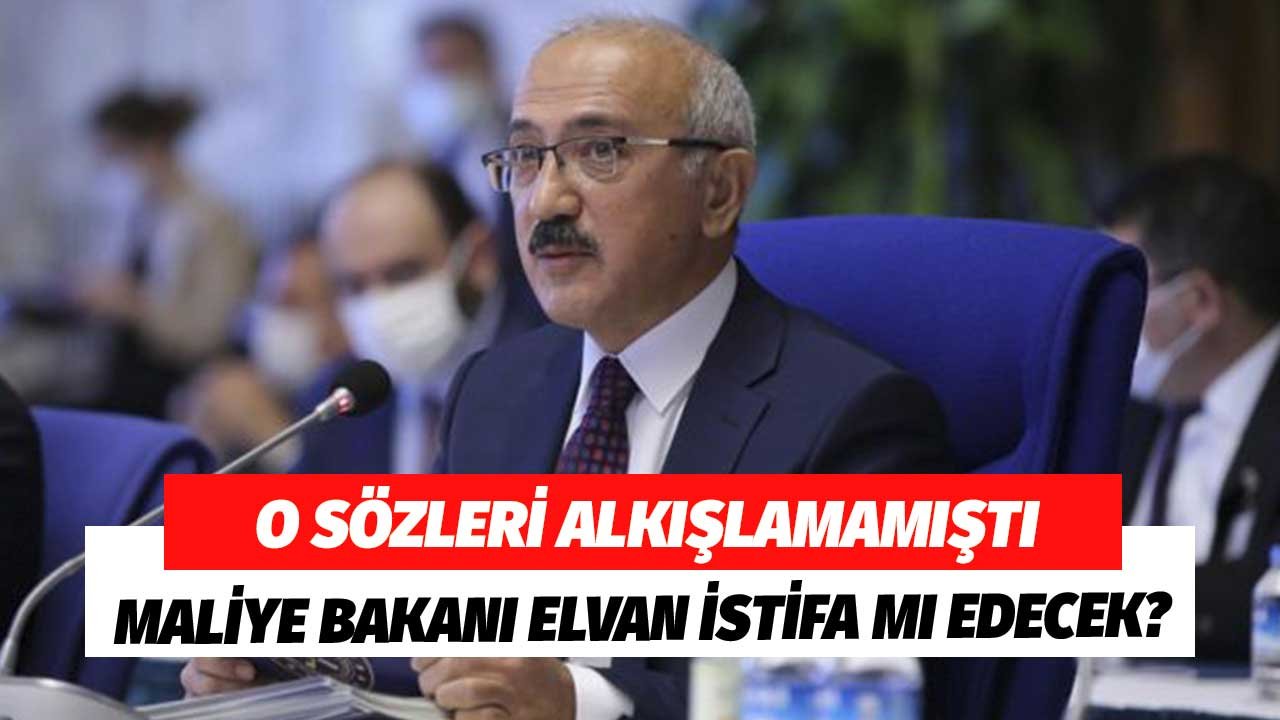 Faiz Açıklamasını Alkışlamamıştı! Maliye Bakanı Elvan İstifa Mı Ediyor?