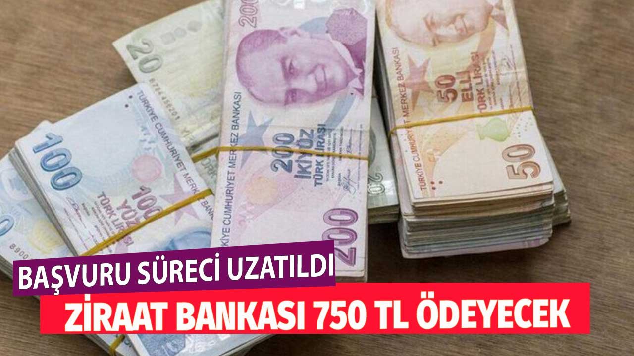 Ziraat Bankası O Süreyi Uzattı, Emeklilere 750 TL Ödeme Yapılacak! Başvurular Artmadan Hemen Yerinizi Alın
