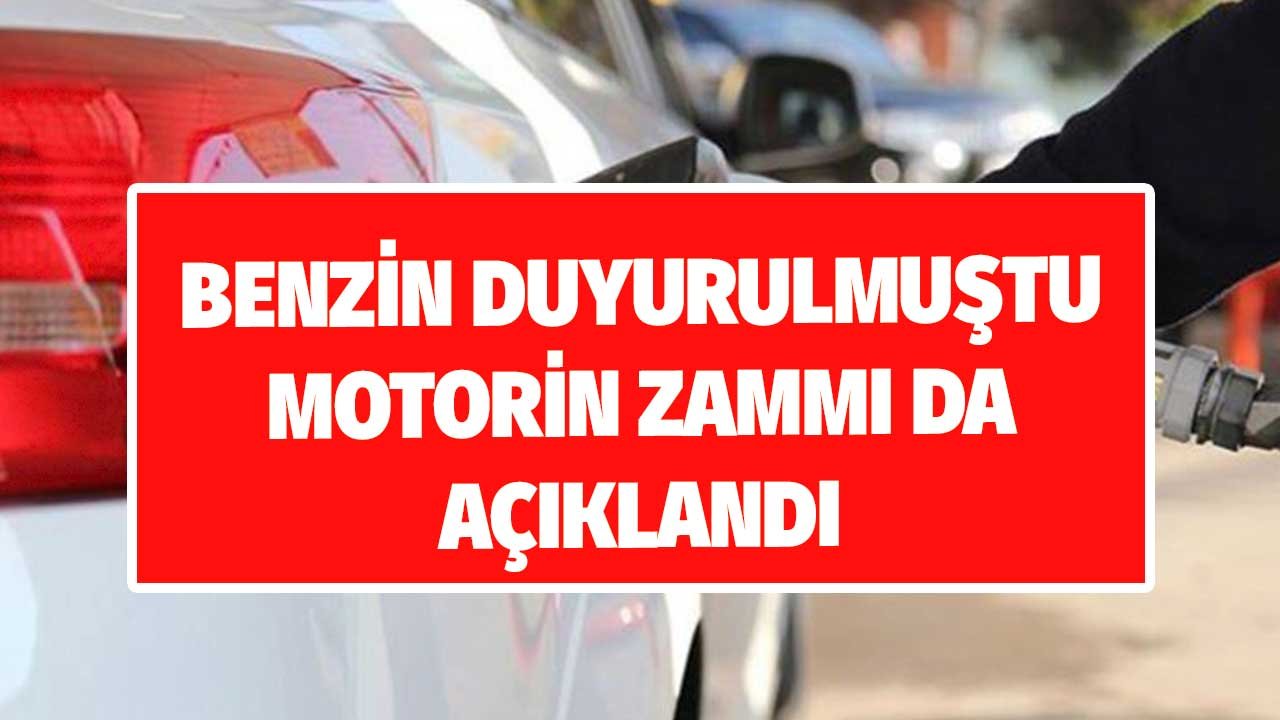 Akaryakıta Haftasonu Zammı! Benzin Duyurulmuştu Motorin Zam Tutarı da Açıklandı