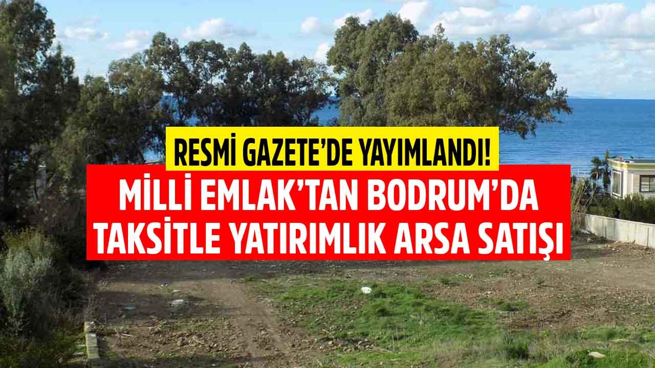 Pandemi Sonrası Fiyatları Patlamıştı! Milli Emlak'tan Bodrum'da Taksitle Yatırımlık Satılık Arsa İlanları