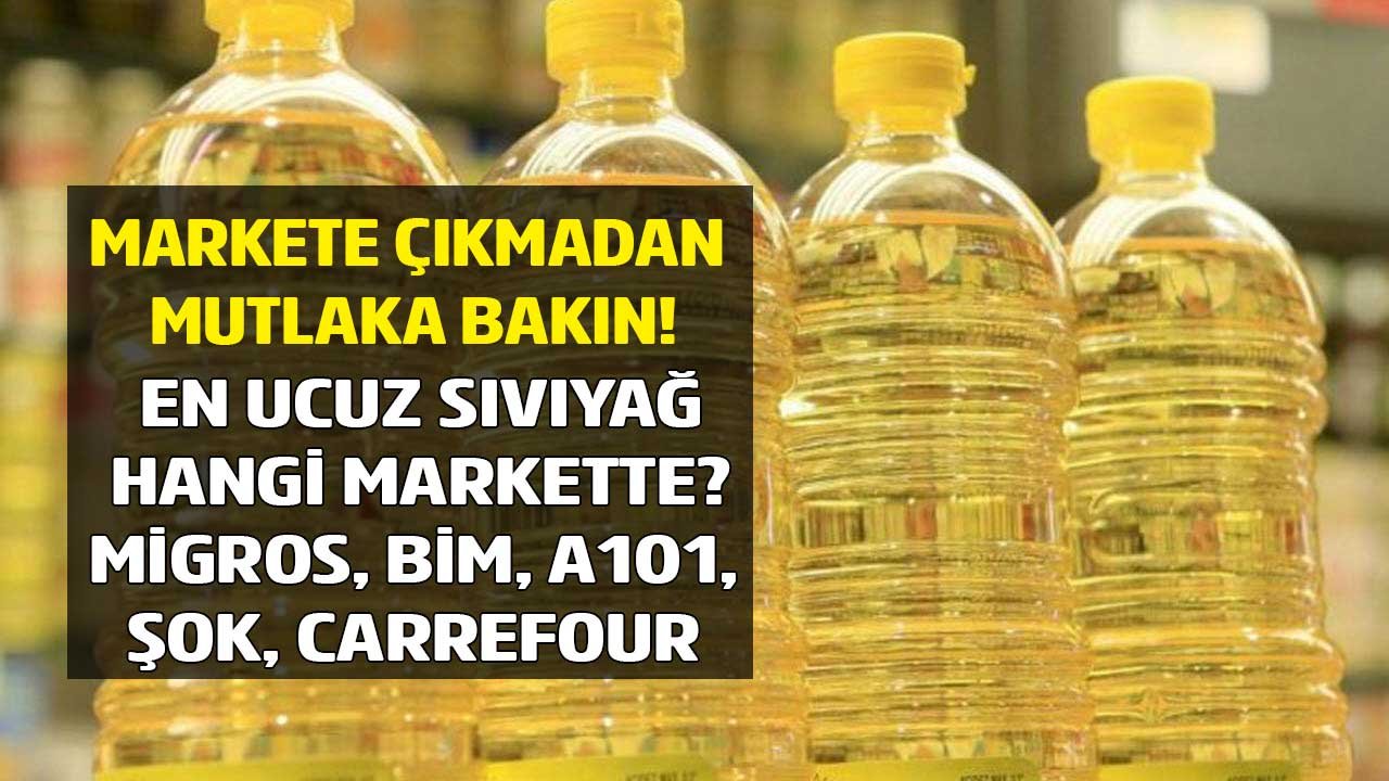 Hafta Sonu İndirimleri Başladı! Şok, A101, Bim, Migros, Carrefour En Ucuz 5 LT Sıvıyağ Hangi Markette?