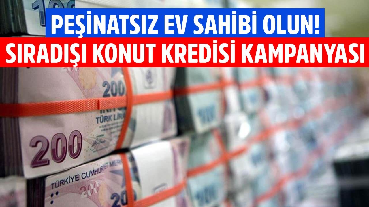 Peşin Ödeme Yapmadan 180 Ay Vadeyle Ev Sahibi Olun! QNB Finansbank Yüzde 100 Konut Kredisi Kampanyası!