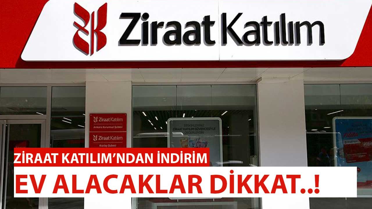 Ziraat Katılım'da Oranları İndirdi! Faizsiz Ev Alımına Daha Düşük Taksit