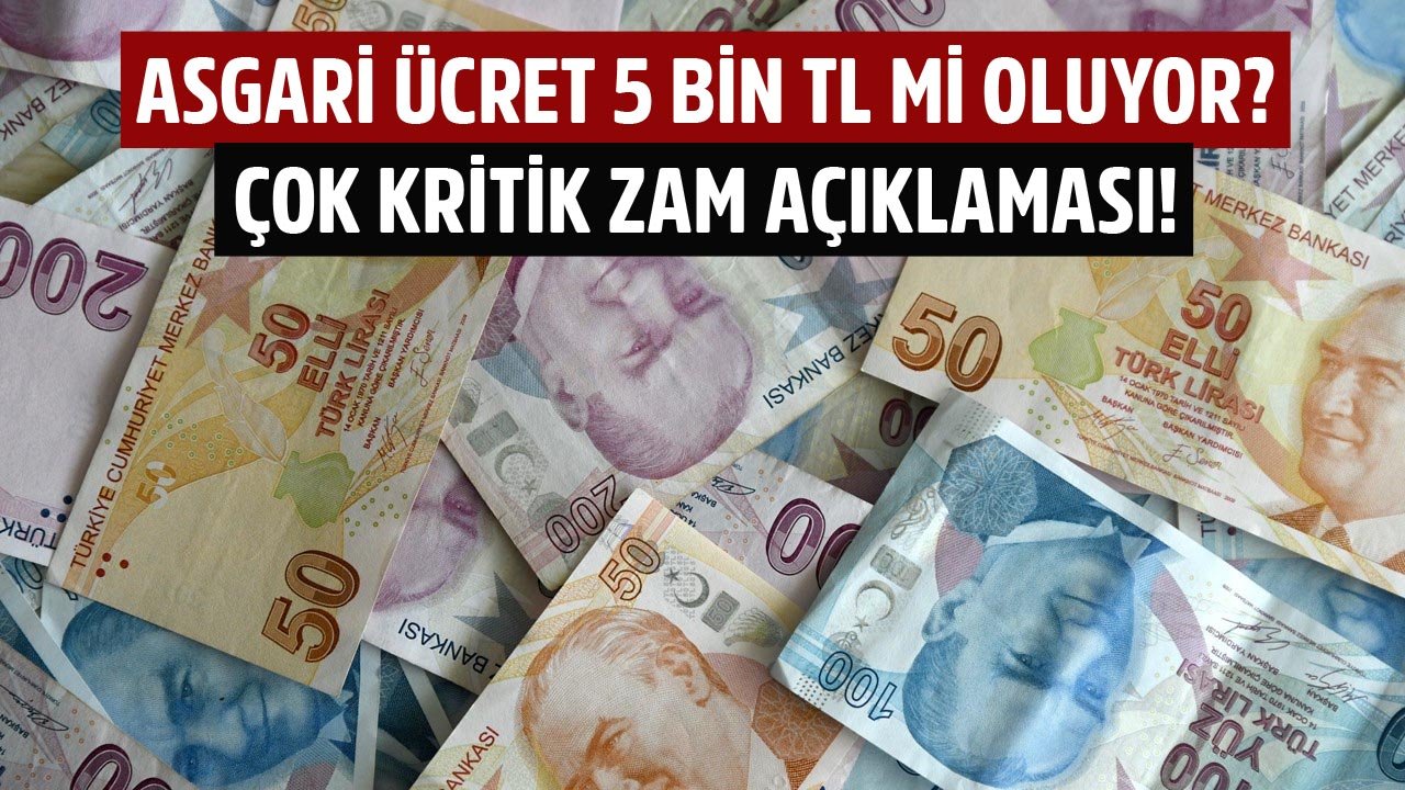 Asgari Ücret 5.000 TL Mi Oluyor? İşverenlerden Çok Kritik Zam Açıklaması!