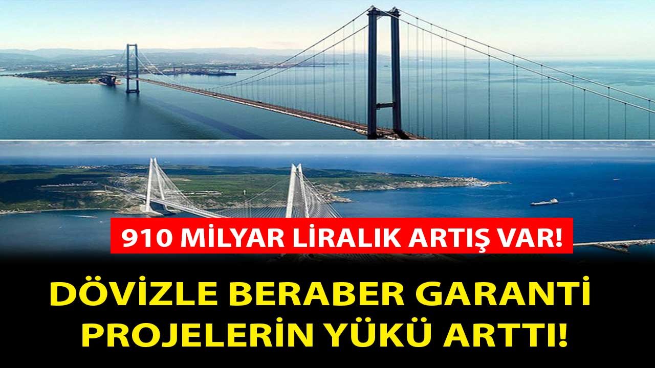 Kurdaki Yükseliş Mega Projeleri Vurdu! Garanti Ödemeler 910 Milyar Lira Artış Gösterdi