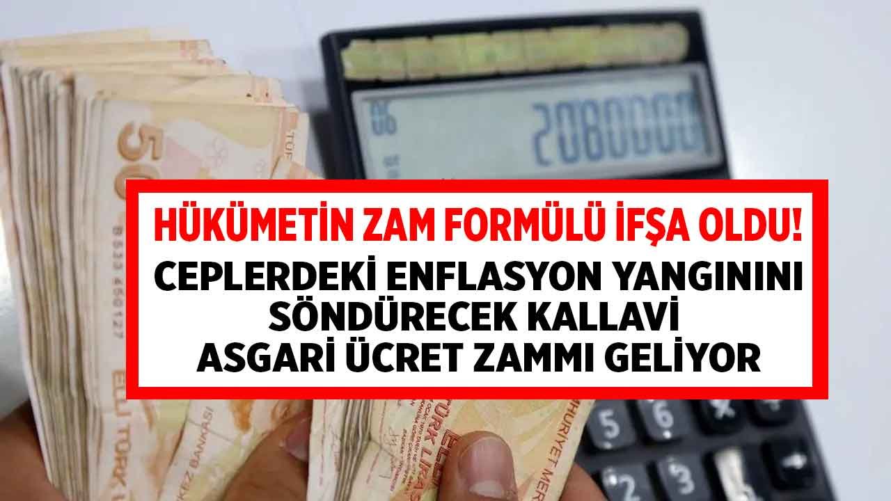 Ceplerdeki Enflasyon Yangını Söndürecek Kallavi Zam Geliyor! 2022 Asgari Ücret Zammı İçin Hükümetin Planı İfşa Oldu