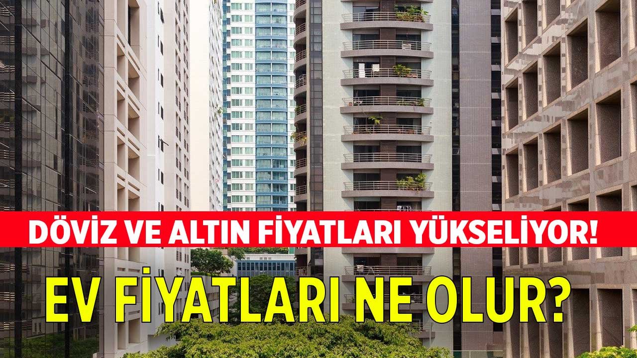 Döviz Kurları ve Altın Fiyatlarındaki Yükseliş Devam Ederse Ev Fiyatları Ne Olur?