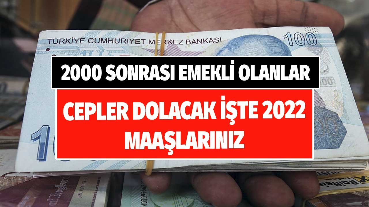 Cepler Dolacak! 2000 Yılı ve Sonrasında Emekli Olanlar En Düşük Maaşı Belli Oluyor