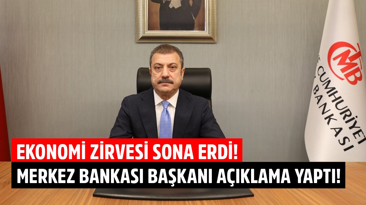 Son Dakika, Ekonomi Zirvesi Sona Erdi! Merkez Bankası Başkanından Toplantı Sonrası Kritik Açıklamalar!