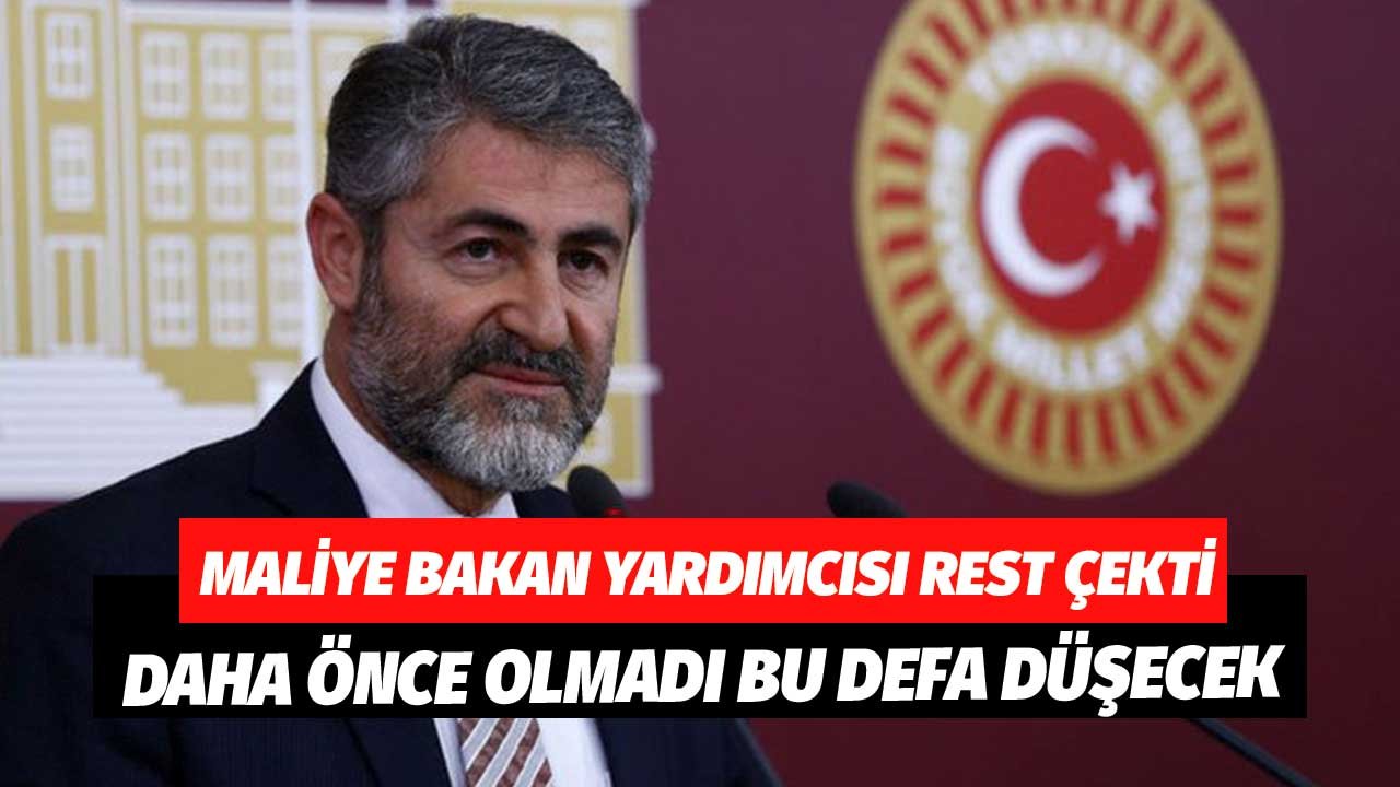 Maliye Bakan Yardımcısı Yüksek Faize Rest Çekti! Daha Önce Olmadı Bu Sefer Kararlıyız