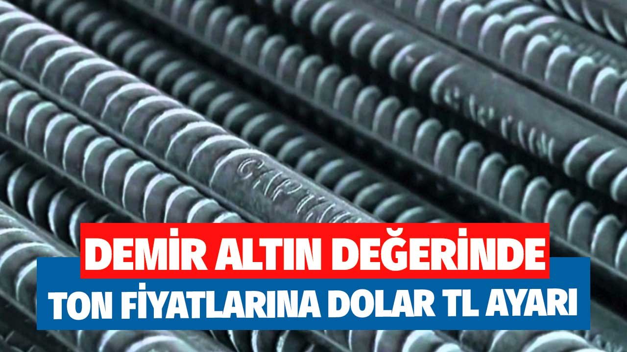 Demir Altın Değerinde! Ton Fiyatlarına Dolar TL Ayarı