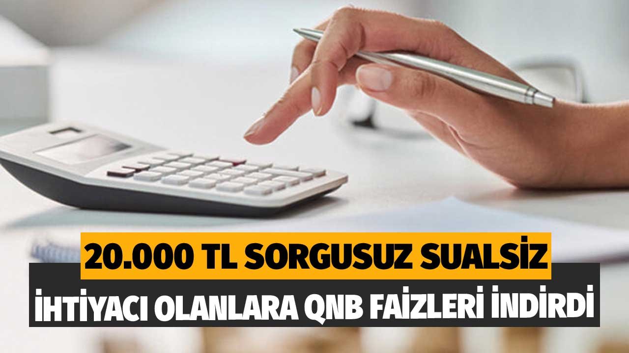 QNB Finansbank 20.000 TL Veriyor! Kış İhtiyacı Olanlar Banka Faizleri İndirdi