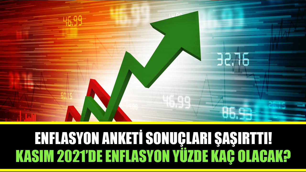 Enflasyon Anketi Sonuçları Şaşırttı! Kasım 2021'de Enflasyon Yüzde Kaç Olacak?
