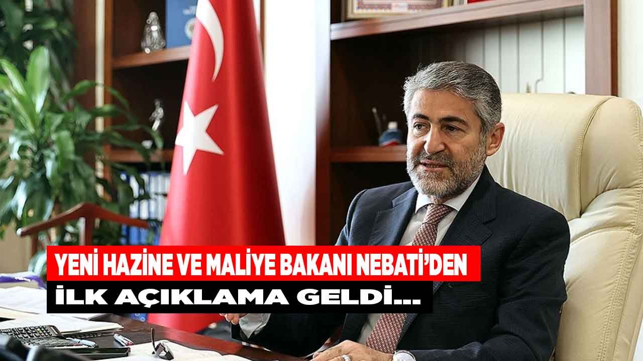 Cumhurbaşkanı Erdoğan Tarafından Gece Yarısı Atanmıştı! Yeni Maliye Bakanı Nebati'den İlk Açıklama Geldi
