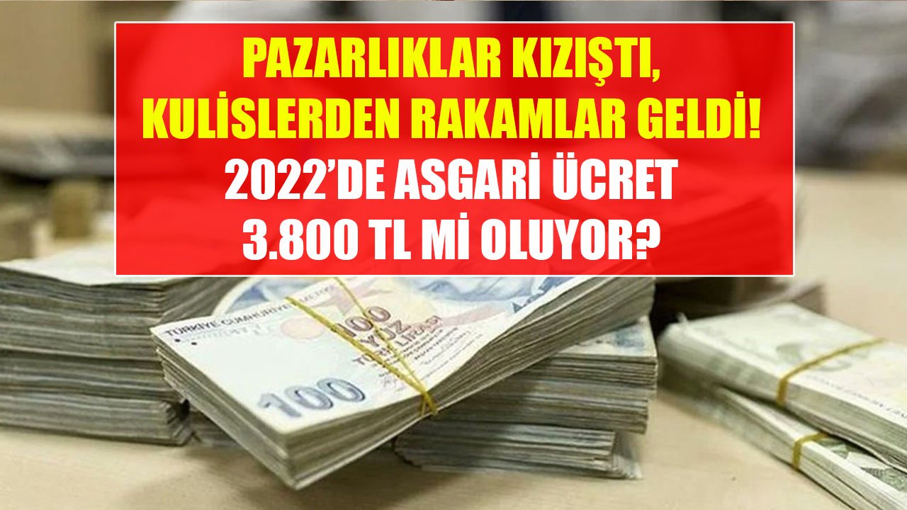 Pazarlıklar Kızıştı, Ankara Kulisleri Rakam Konuşmaya Başladı! Asgari Ücret 3.800 TL Mi Oluyor?